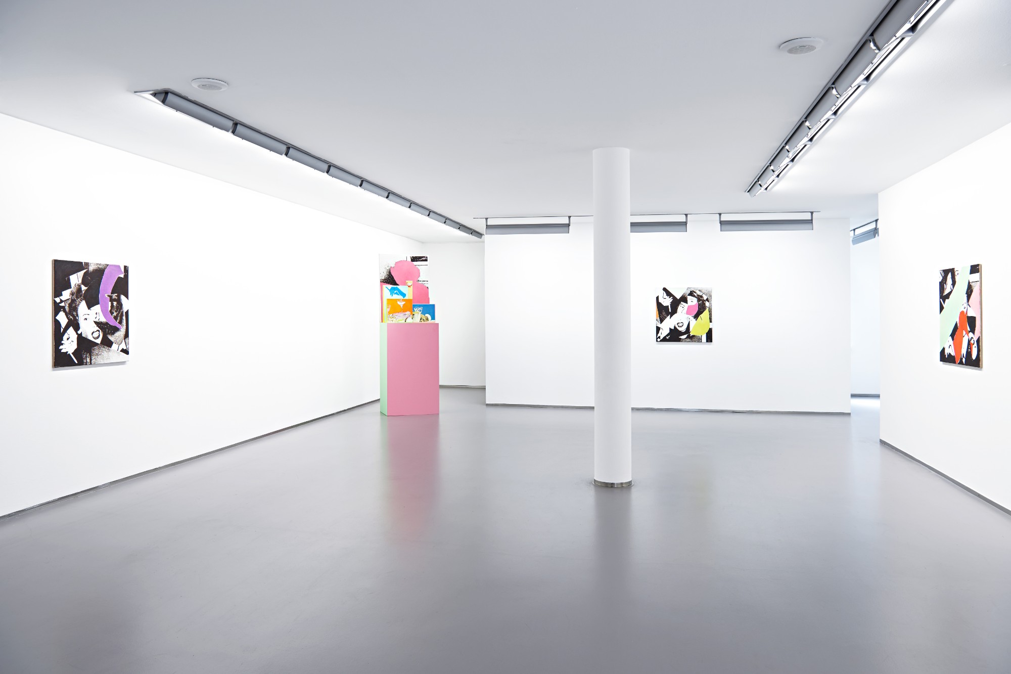 René Luckhardt, 5 is a different 1, Exhibition view, 2018